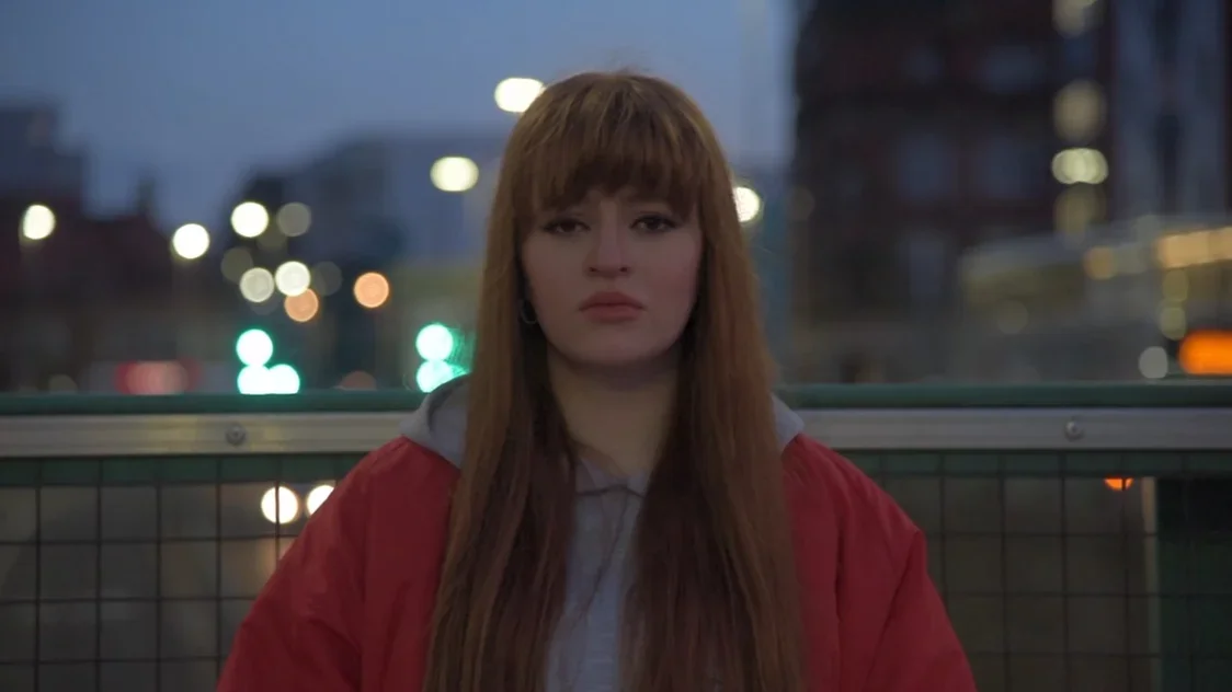 Olga Rossa acting, emotional close-up