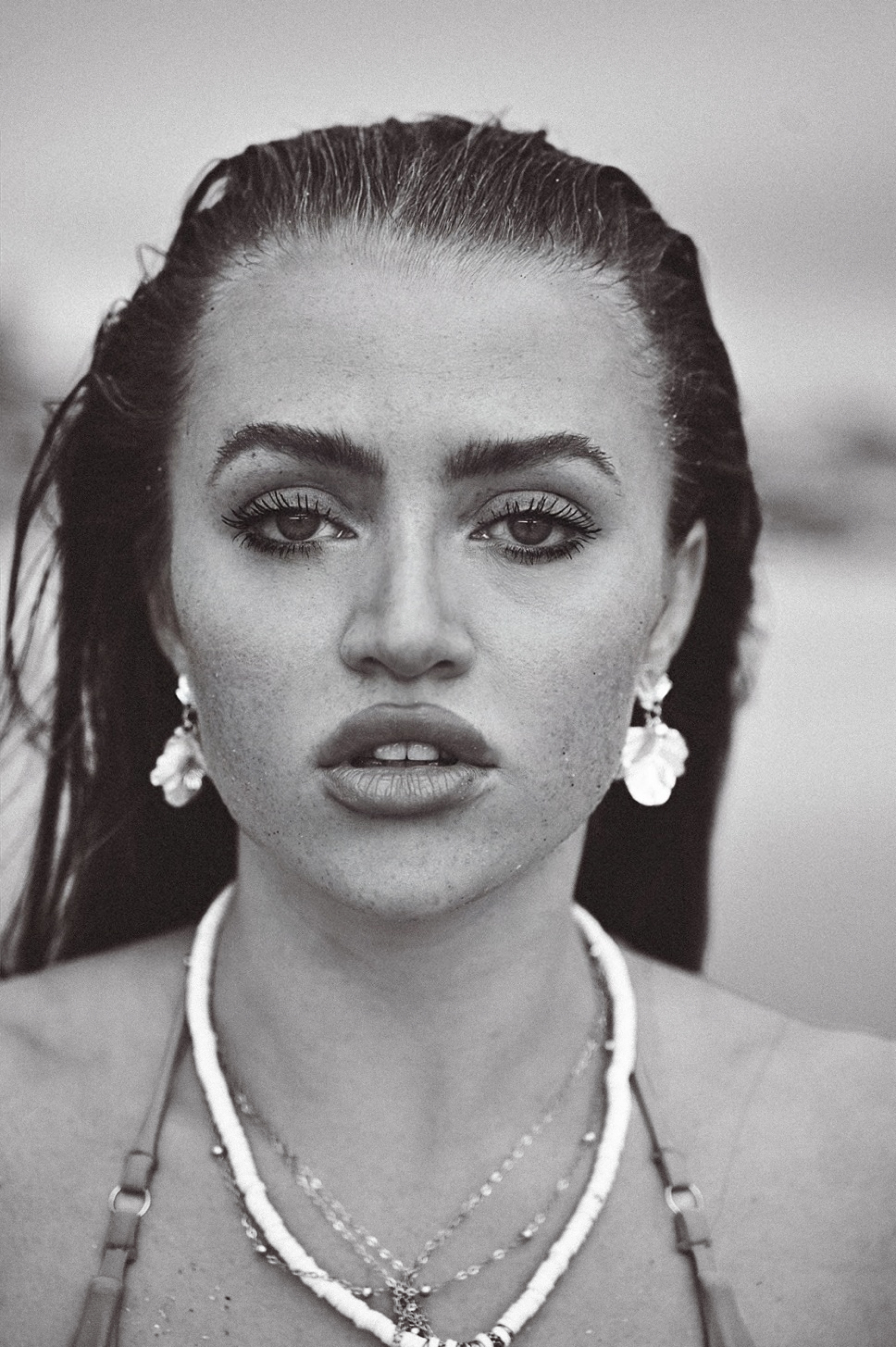 Olga Rossa fashion shoot, candid moment