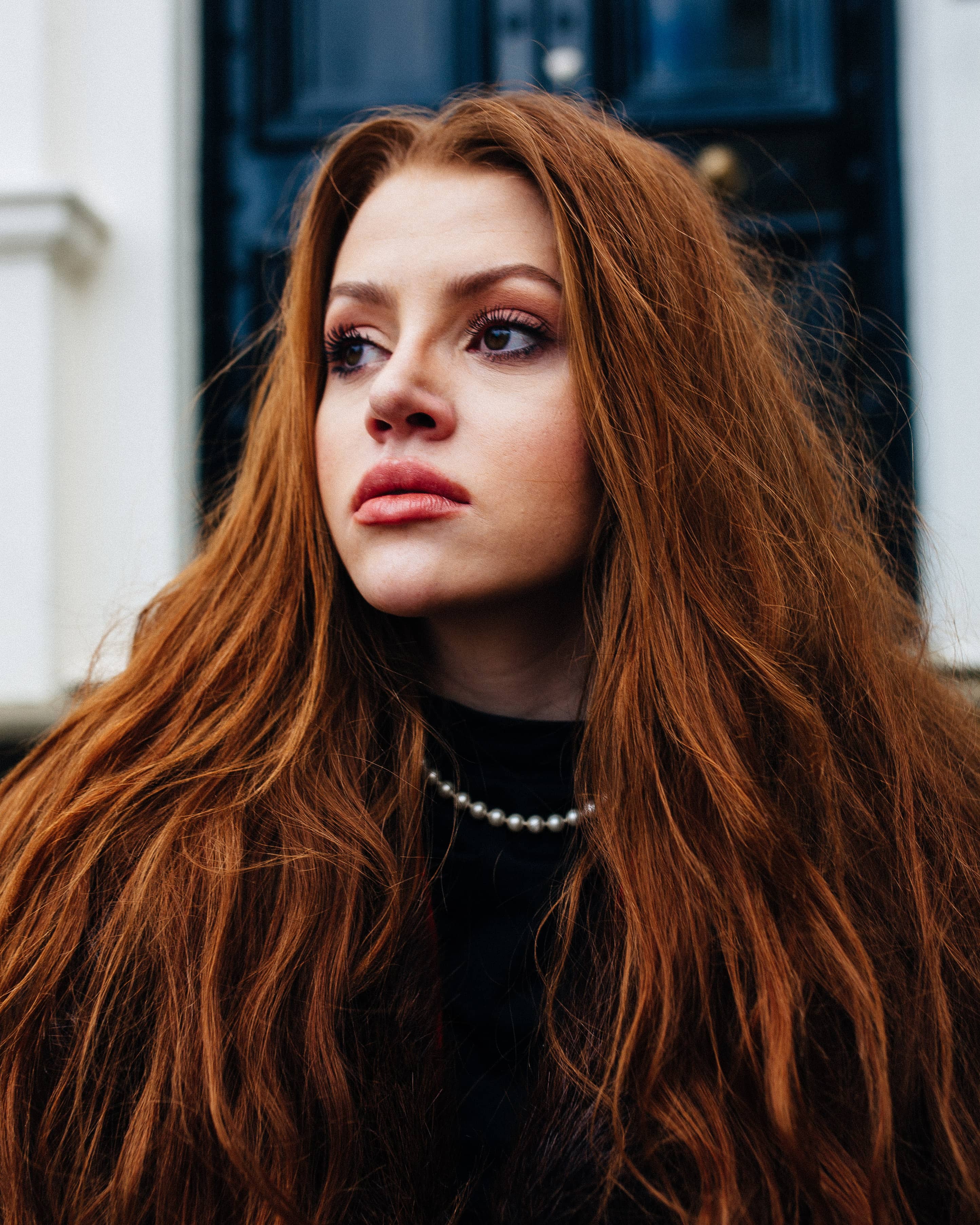 Olga Rossa Notting Hill photoshoot, street editorial