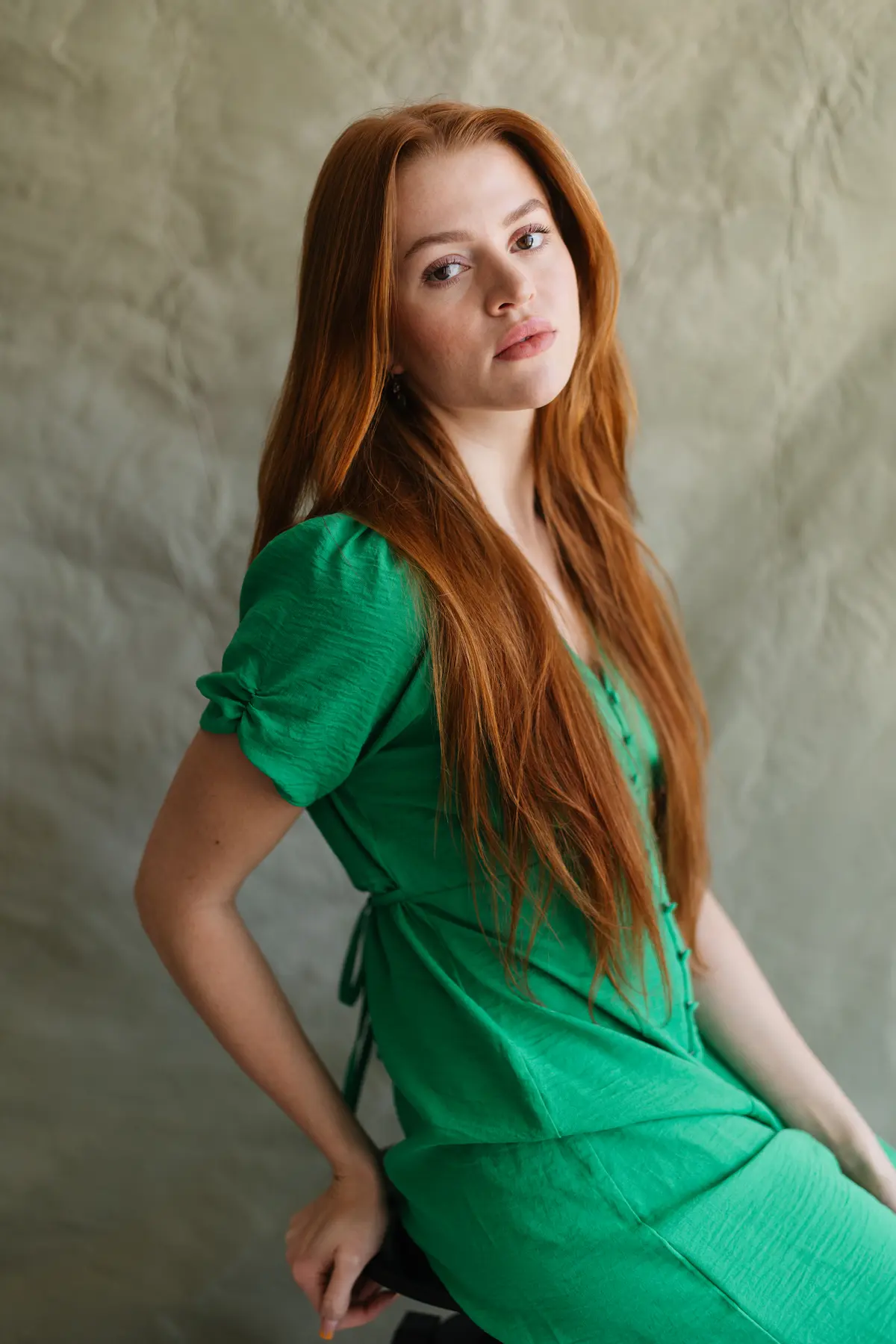 Olga Rossa portrait, editorial styling